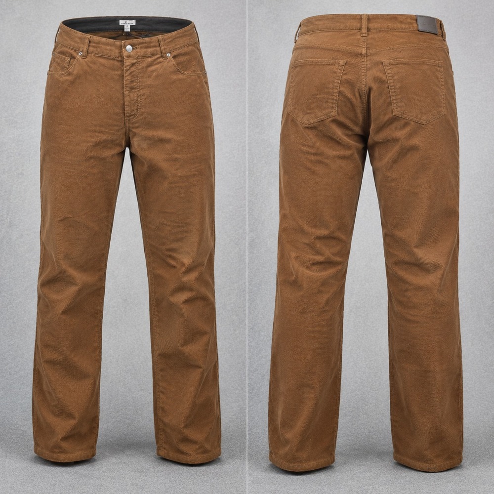 Peter Millar Crown Corduroy Pants Mens 40x31 Brown Soft Stretch Casual Luxury
